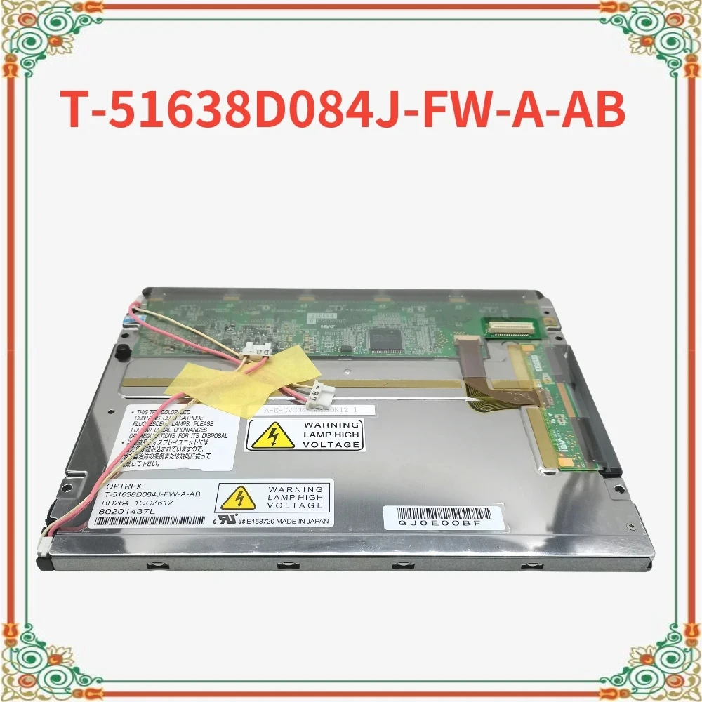 8.4 inch T-51638D084J-FW-A T-51638D084J-FW-A-AB 640*480 100% Tested LCD screen display Panel For Industrial Equipment