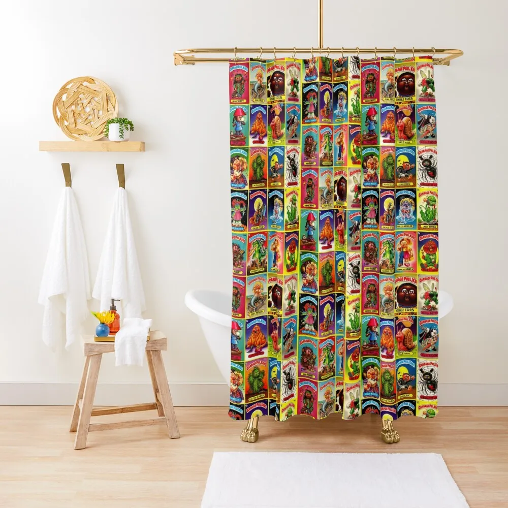 

Garbage Pail KIds Shower Curtain Shower Curtain For Bathroom Set Elegant Bathroom Curtain