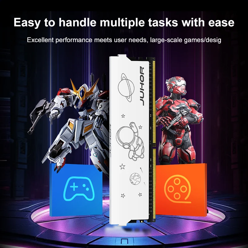 JUHOR DDR4 8GB 16GB 3200MHz 3600MHz ذاكرة الوصول العشوائي المكتبية #4