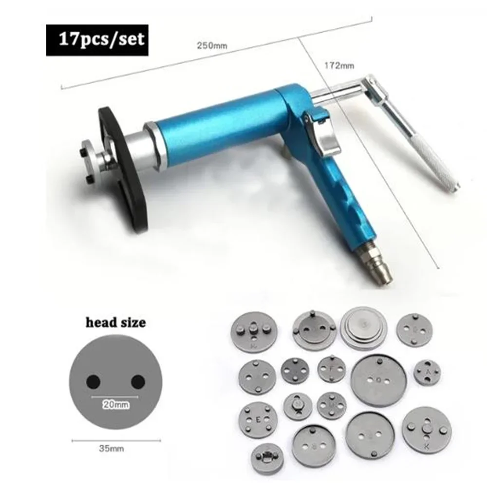 Pneumatic Air Rear Disc Brake Caliper Piston Pad Compressor Wind Back Service Tool Exchanger