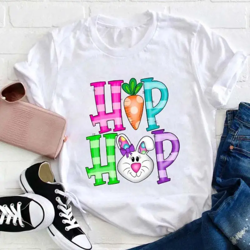 

Футболка с пасхальным кроликом Egg HunT Happy Hip Hop