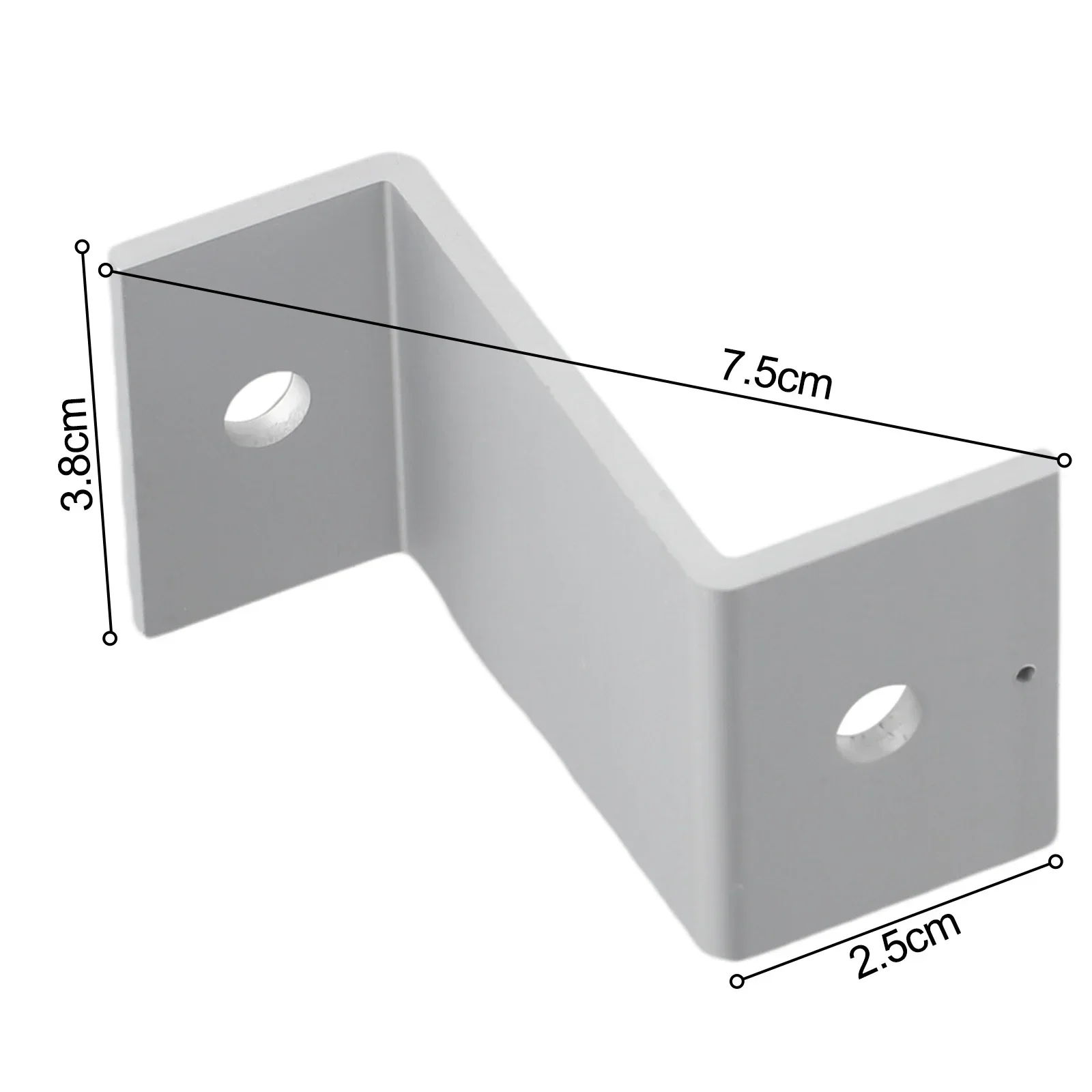 

4pcs Solar Module Mounting Bracket Secure And Versatile Z-Shape Holder For Roof Wall Mounting Caravans Vans Houseboats