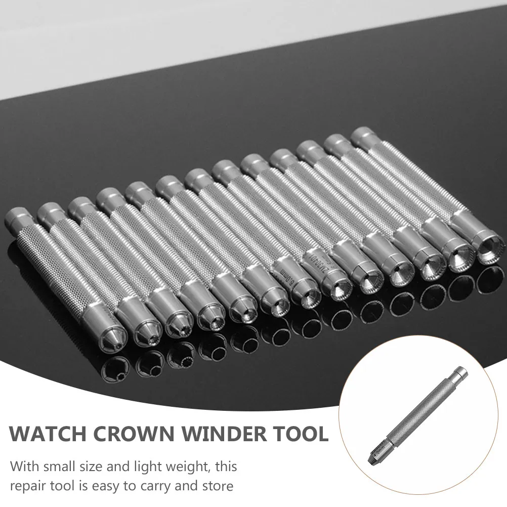 

Precision Watch Crown Winder Helper Stainless Steel Material Ergonomic Design Easy One Hand Operation for Mechanical Watch