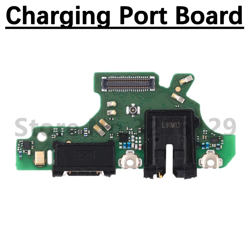 Charging Port Board For Huawei P30 Lite P30Lite Loudspeaker Earpiece Speaker SIM Card Tray Fingerprint Sensor On/Off Flex Cable