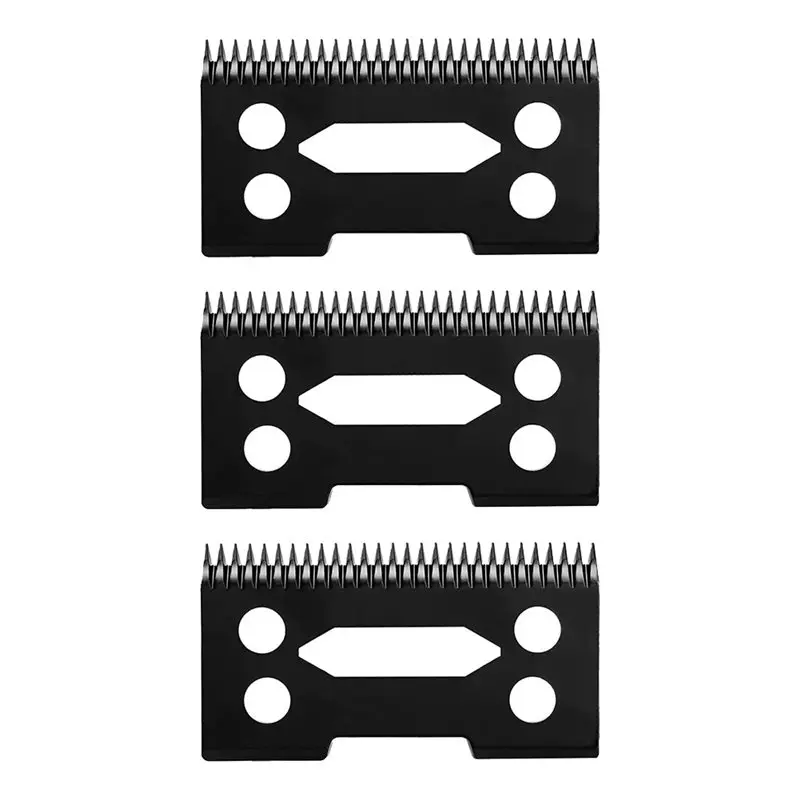 FIZP 3 PCS Black PRO Máquina de Cortar Cabelo para Wahl Magic Clip, Lâminas para Máquina de Cortar Cabelo Sem Fio