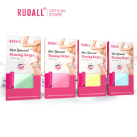 RUOALL Hair Removal Wax Strips 6pcs/40pcs Suitable for The Whole Body Four Flavor Types Hair Removal Wax Strip DoubleSided