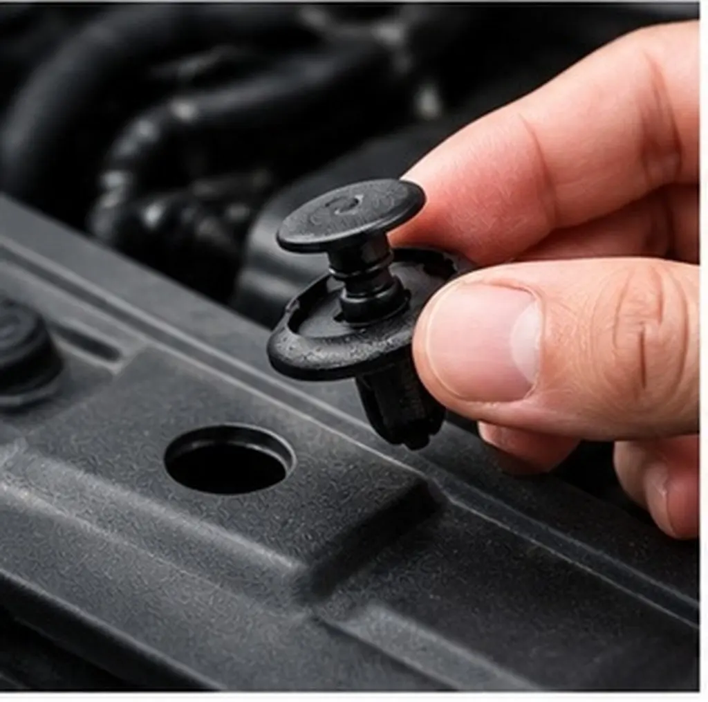 80Pcs Leaf Fender Inner Liner Clips Strong Polyformaldehyde Fastener Rivet Clips Push Type for Radiator Yoke Bumper Compatible