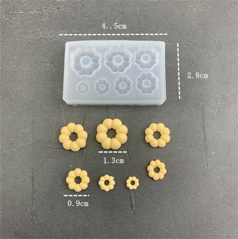 DIY imitacja Mini krem chlebowy deser silikonowe formy do ciasta ciastka silikonowe foremki z kremem narzędzie do dekoracji ciast glinianym żywicą