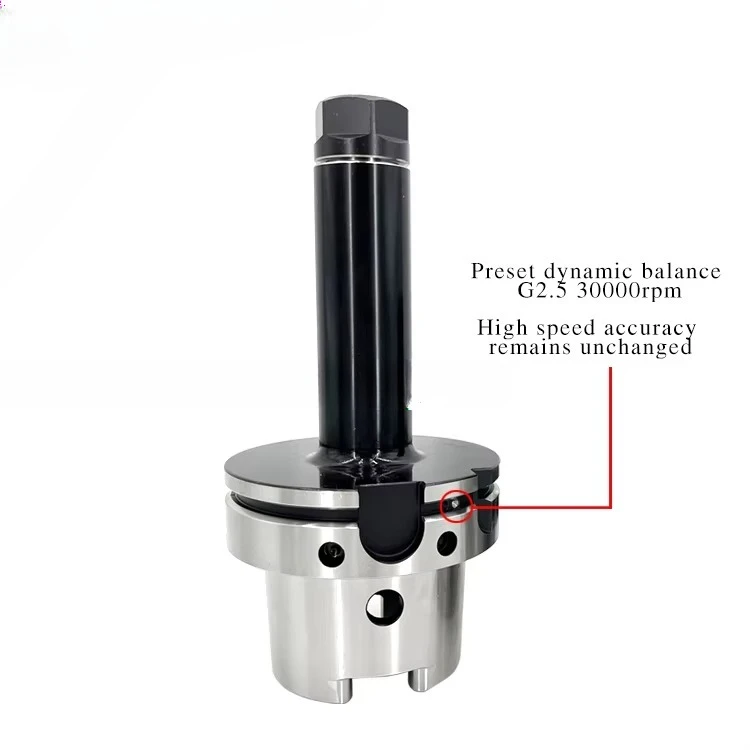 Numerical control machine tool high speed spindle HSK ER chuck tool holder