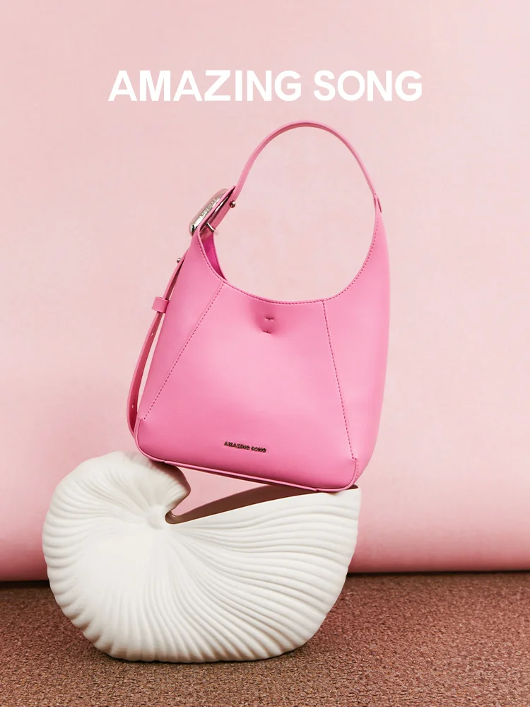 Amazing Song Flat Bucket Bag