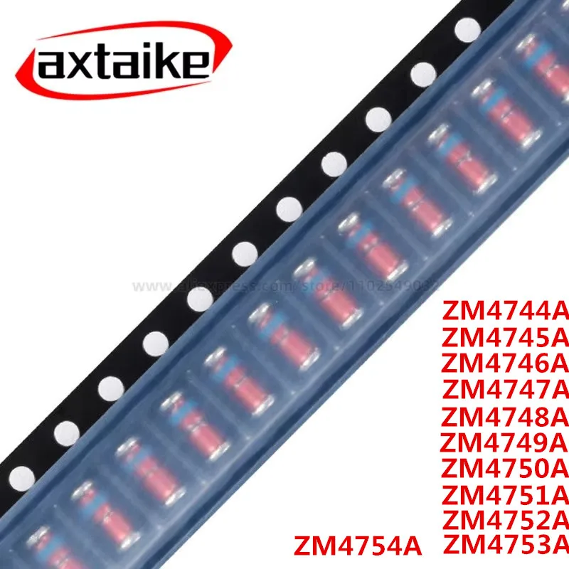 50PCS 1W SMD Zener Diodes LL-41 ZM4748A ZM4750A ZM4751A ZM4752A ZM4753A ZM4754A  15V 16V 18V 20V 22V 24V 27V 30V 33V 36V 39V