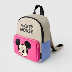 Nowy plecak Disney kreskówkowa torba na ramię dziewczynki Mickey Mouse przyjaciele piękny tornister prezent dla dzieci w przedszkolu