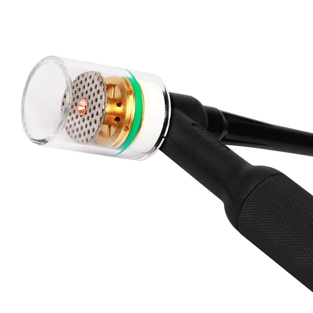 Testa della torcia per saldatura TIG WP17 WP18 WP26 raccordi ad arco di argon Lente del gas Ugello a tazza di vetro per accessori per torcia