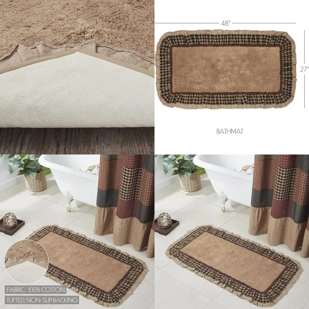 

Большой коврик для ванной, 27x48, особо впитывающий