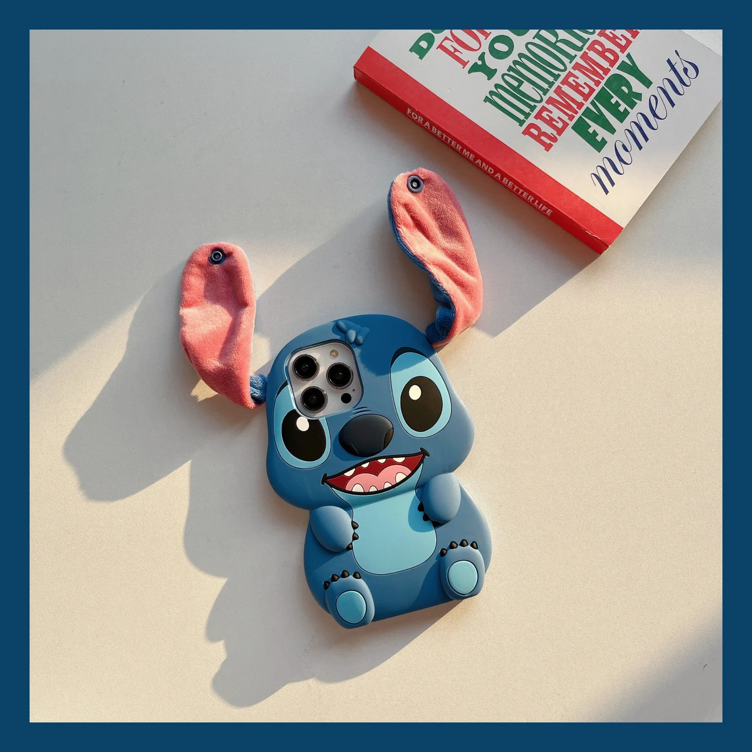 3D Three-dimensional Disney Stitch Silica gel Phone Case For iPhone 15 14 13 12 11 Pro Max 15Pro Anti-drop Soft Back Cover Funda