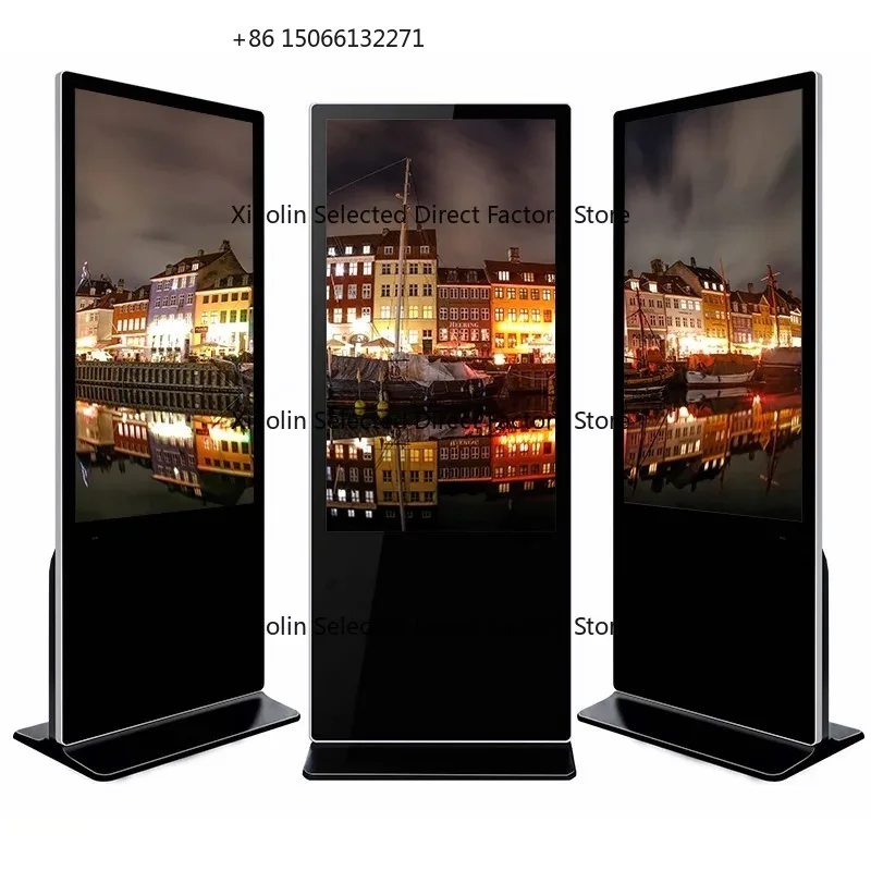 

55 inch high definition Digital Signage Floor Stand Media Player Mall