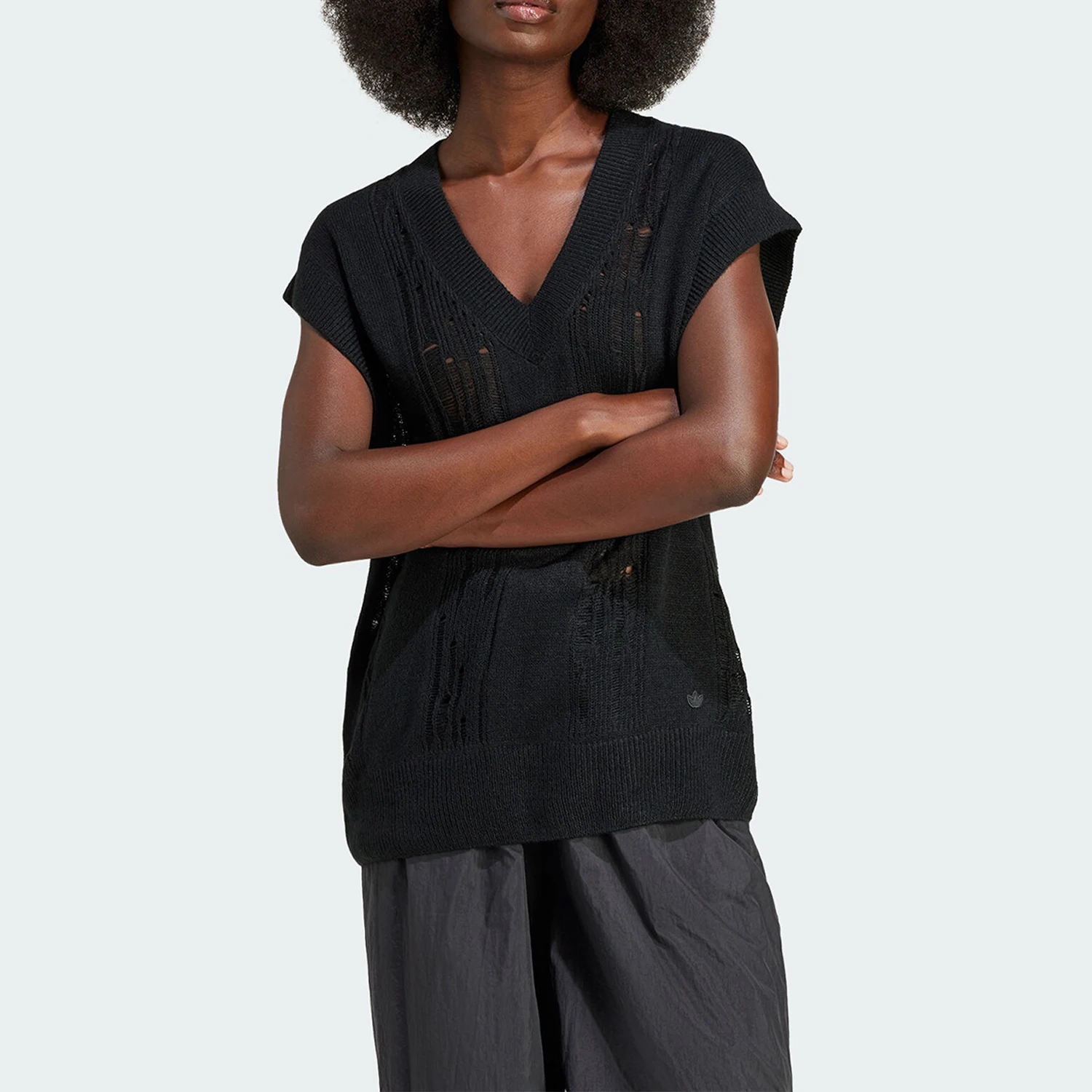 

Женская вязаная дышащая спортивная майка Adidas Originals IW0263