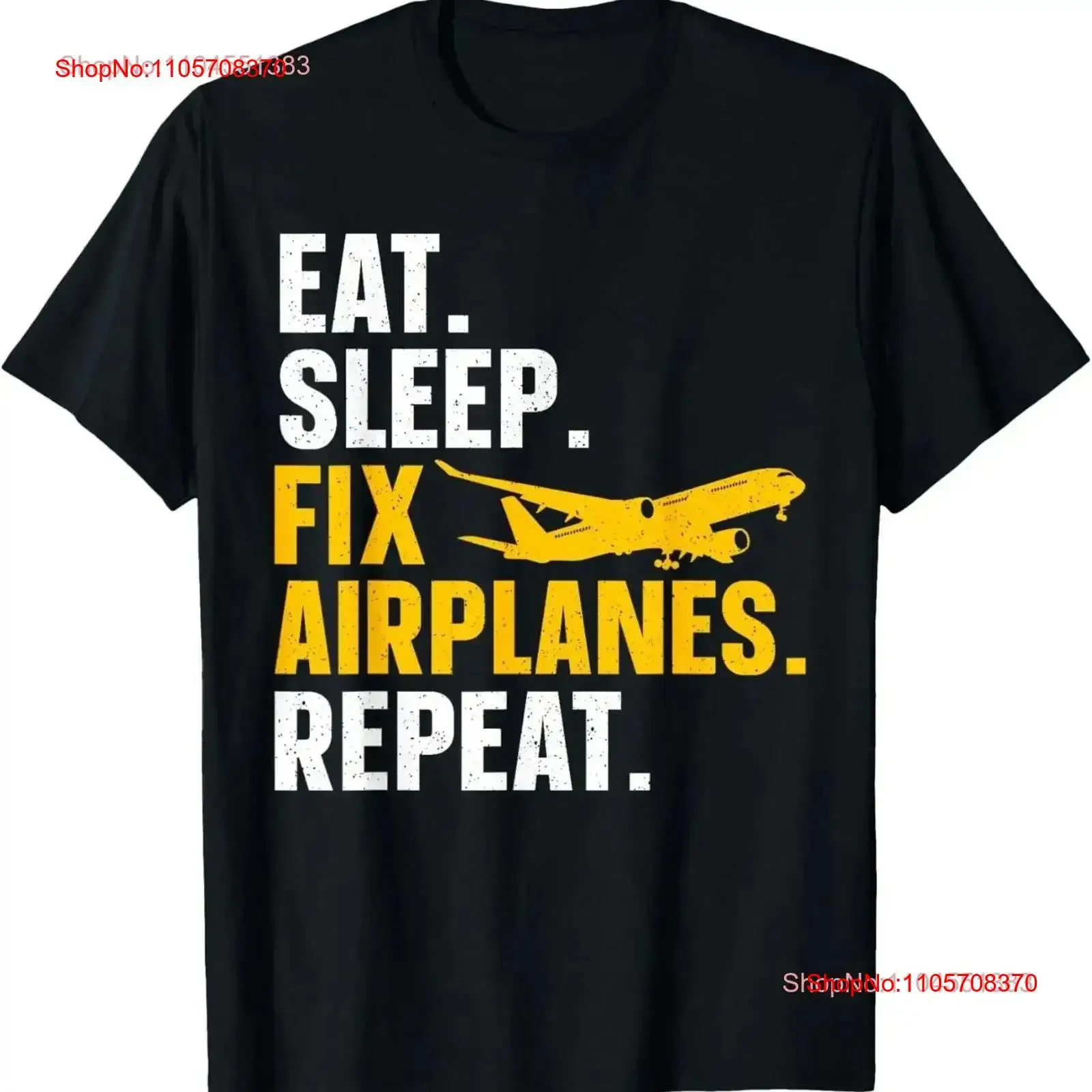 Aircraft Mechanic Art For Aviation Maintenance T Shirt vintage Washed graphic Breathable Top For Everyday Wear Versatile