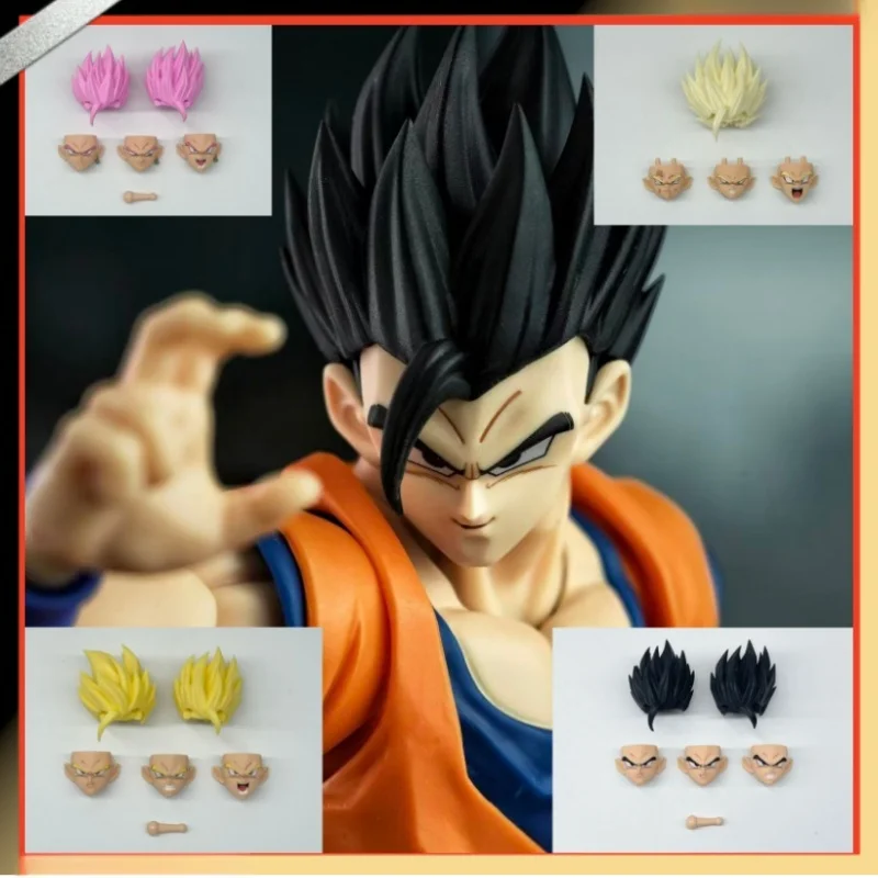 

New In Stock Dragon Ball Z Gohan Head Accessory Part Shf Super Saiyan Anime Gohan Action Figure Statue Model Collectible Toys