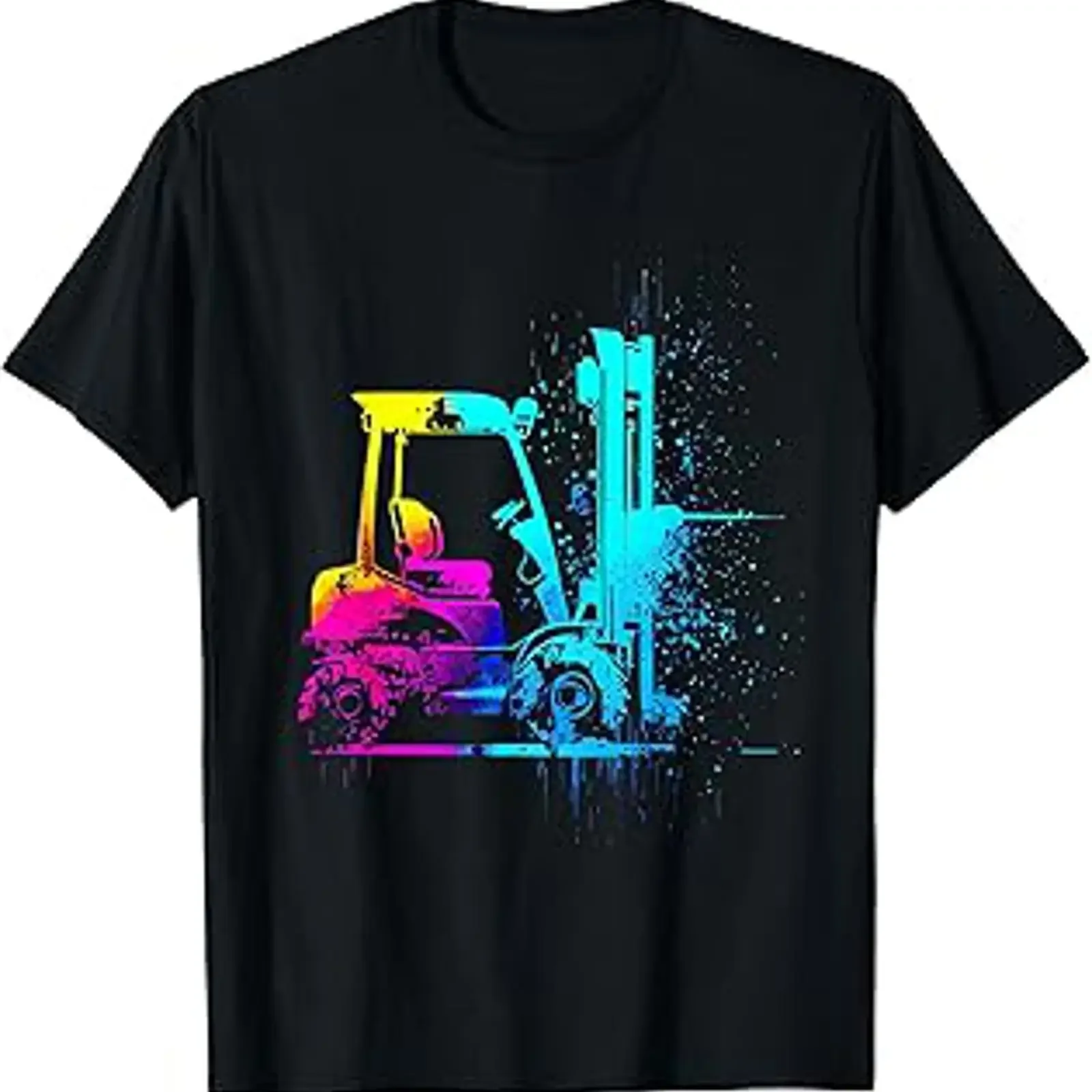 Forklift operator driver warehouse clerk gift T Shirt vintage Washed fashion Casual graphic Comfortable Unisex Stretched