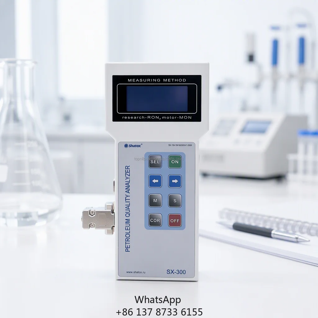 SHATOX Portable Octane Cetane Tester RON MON Petroleum Fuel Quality Analyzer