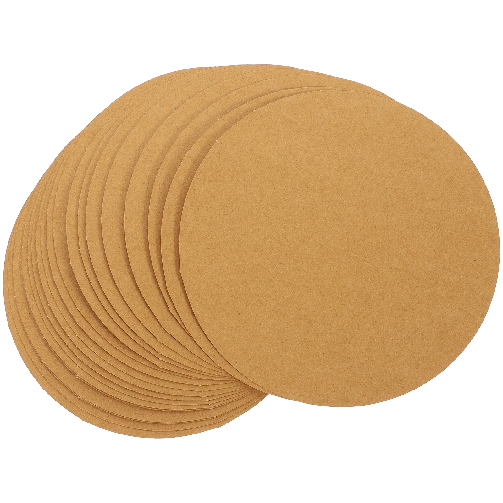 

40pcs Round DIY Cardstock Heavy Duty Paper Cards 17x17cm Watercolor Painting Craft Supplies For Kids And Adults