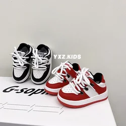 Size15-30 Spring Autumn Baby Boys Girls Fashion Sneakers Hot Sale Toddler Sports Shoes Infant First Walkers Casual Board Shoes