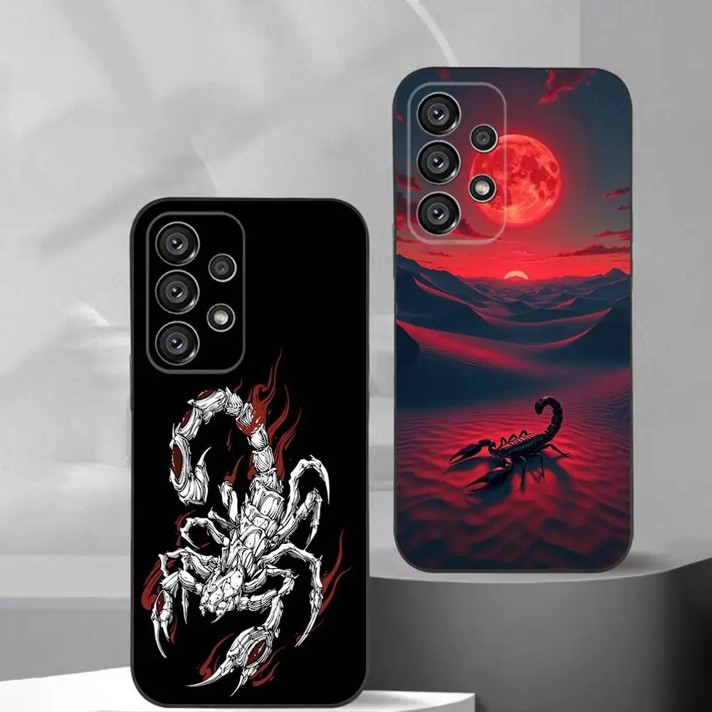 

Scorpion Cool Animal Phone Case For Samsung S25,S24,S21,S22,S23,S30,Ultra,S20,Plus,Fe,Lite,Note,10,9,5G Black Cover