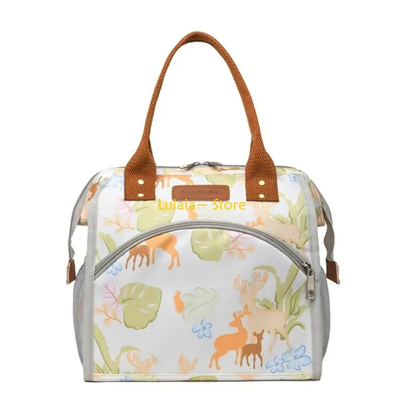 Y4QA Convenient & Spacious Diaper Bag Essential Large Capacity Mom Bag for mom
