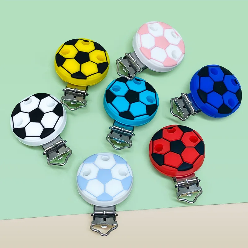 

10pcs Silicone Pacifier Chain Clips DIY Baby Teething Toys Teether Clips Necklace Bead Tool Nurs Gift Nipple Chain Accessories