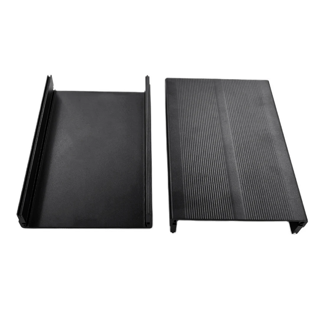 1pc Aluminium Gehäuse Instrument Shell Elektronik PCB Projekt Box Fall DIY 97*40*100mm Schwarz NEUE