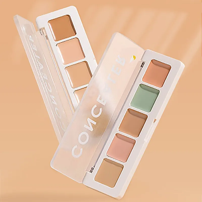 5 Color Concealer Palette Cover Acne Dark Dark Circles Face Concealer Foundation Long Lasting Brightening Face Ladies Cosmetics