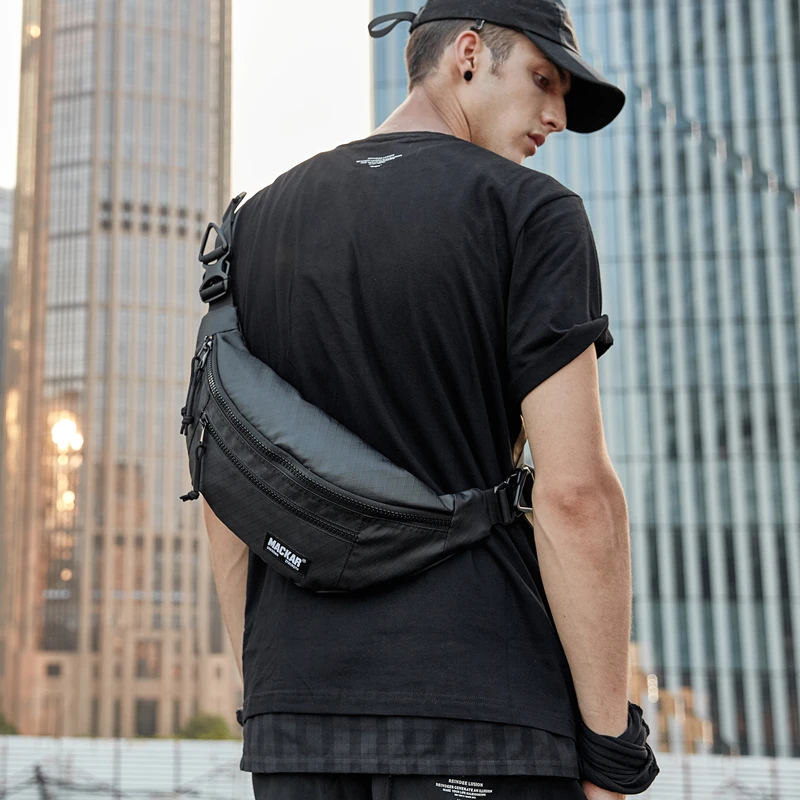 

Мужская большая спортивная дорожная поясная сумка Marra, многофункциональная сумка на одно плечо, функциональная сумка через плечо для рабочей одежды