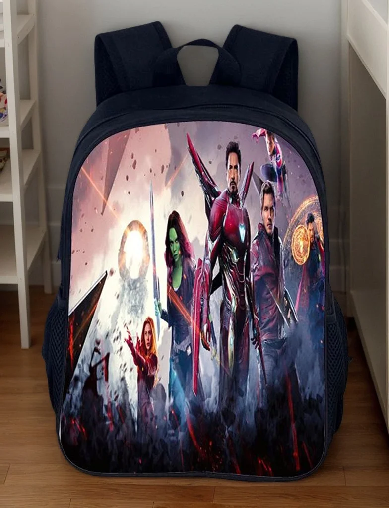 

Unisex Child The Avengers Backpack Student Back to School Bags-Boy Girl Lightweight Bookbag Outdoor Knapsack