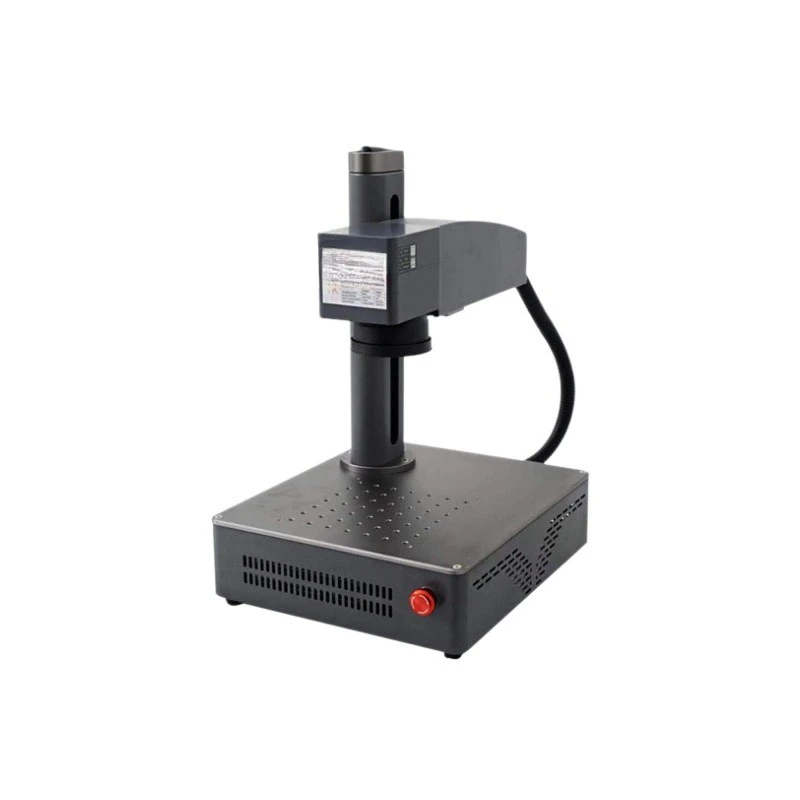 Laser marking machine Small metal nameplate label laser engraving machine Plastic gold and silver jewelry pendant engraving