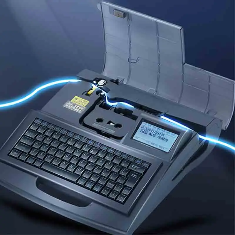Line Numbering Machine LK-360 Heat Shrinkable Line Number Printer Line Tube Printer 320P USB Disk Printing Line Number Machine