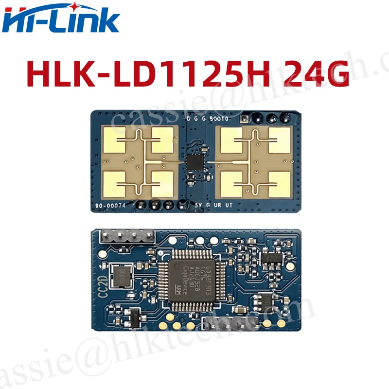 

Интеллектуальный 24 ГГц Hi-Link HLK-LD1125H MM волновой радарный датчик обнаружения присутствия человека модуль дыхательный индукционный детектор дальности