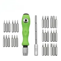 Portable Magnetic 32 in 1 Precision Screwdriver Set for Maintenance of Mobile Phones, Laptops, Anti Slip Manual Tools