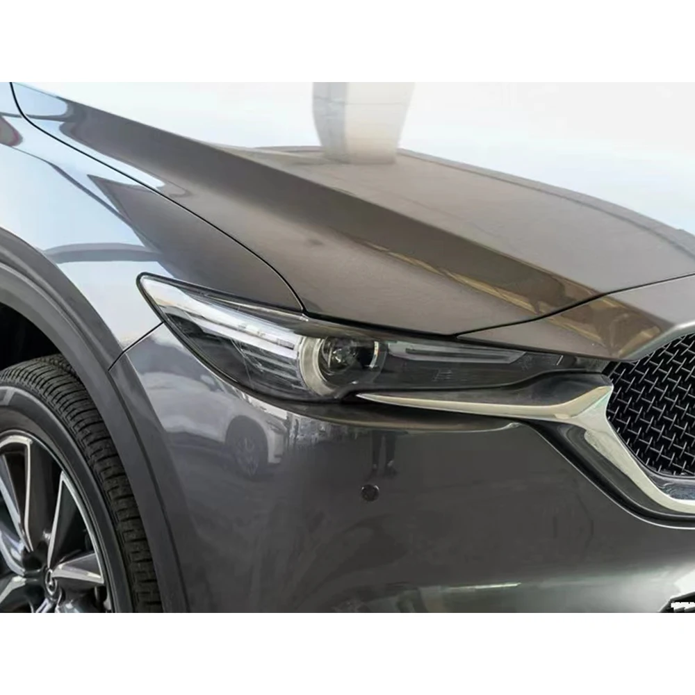 

Car Front Headlight Cover For MAZDA CX-5 2017 2018 2019 PVC Headlight Lens Shell Left/Right Side Transparent Lens Lampshade