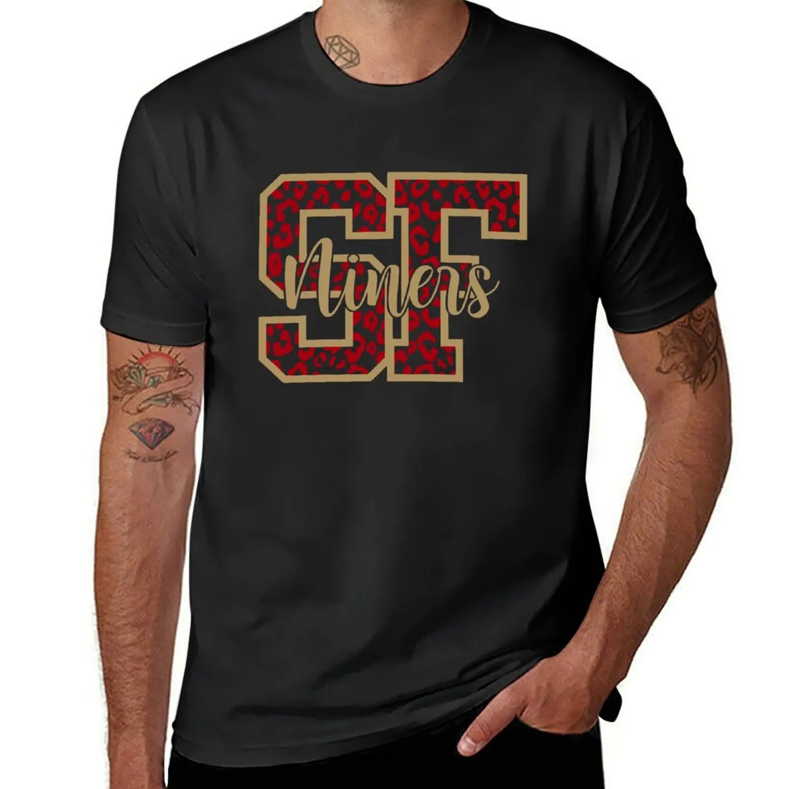 

SF Football 49ers Niners T-Shirt summer top oversized graphic tee shirts graphic tee mens designer t shirt