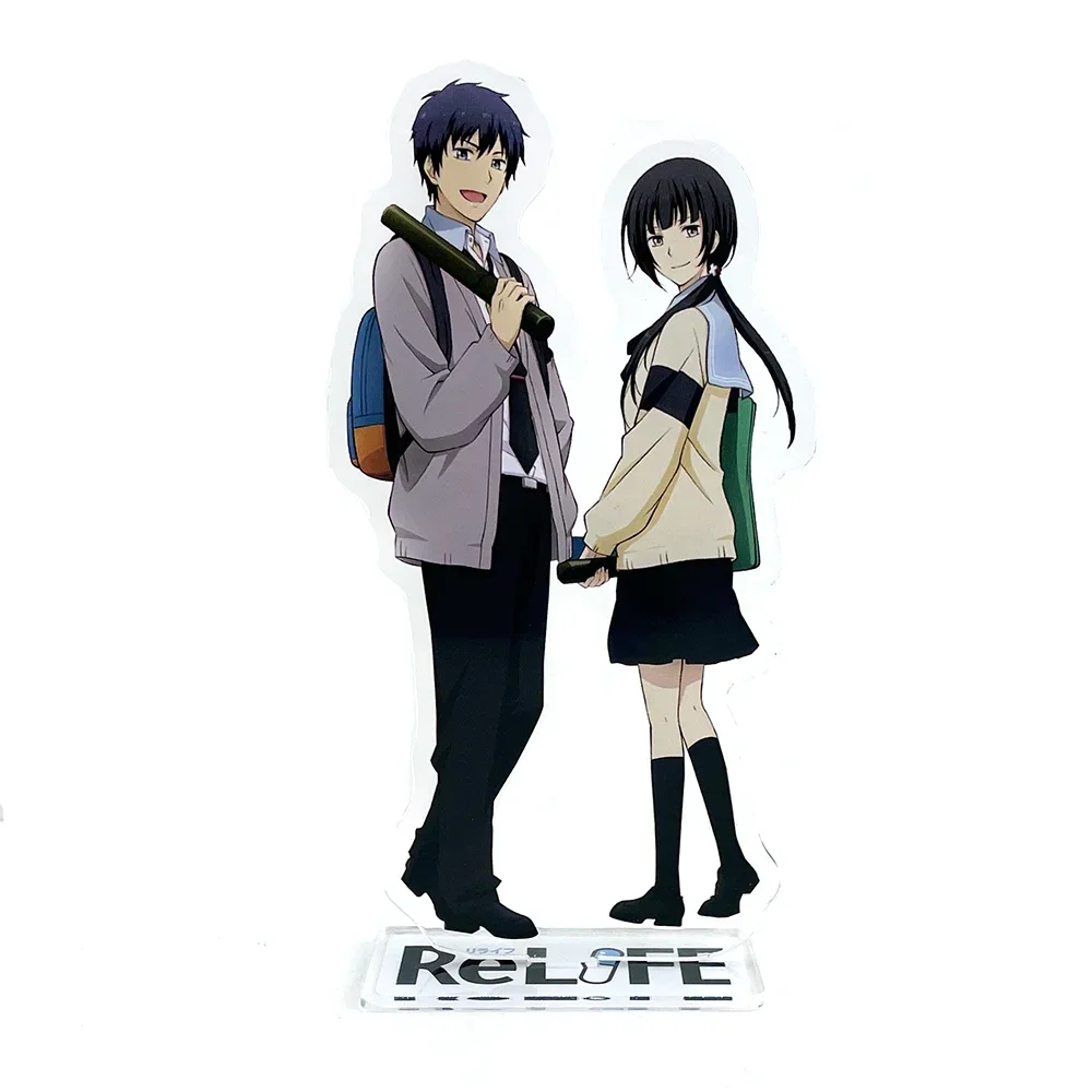 ReLIFE: Kanketsu-hen Final Arc Chizuru Hishiro Arata Kaizaki couple acrylic standee figurines desk decoration cake topper