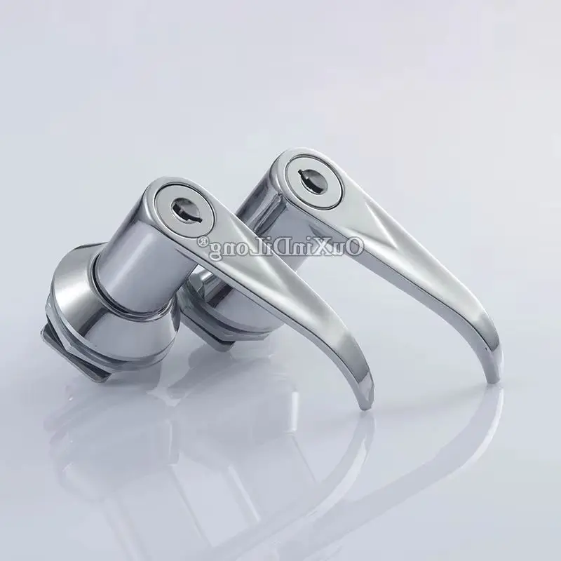 5PCS Zinc Alloy Industrial Handle Locks Machinery Equipment Lock Distribution Box Lock Control Electric Cabinet Door Handle Lock