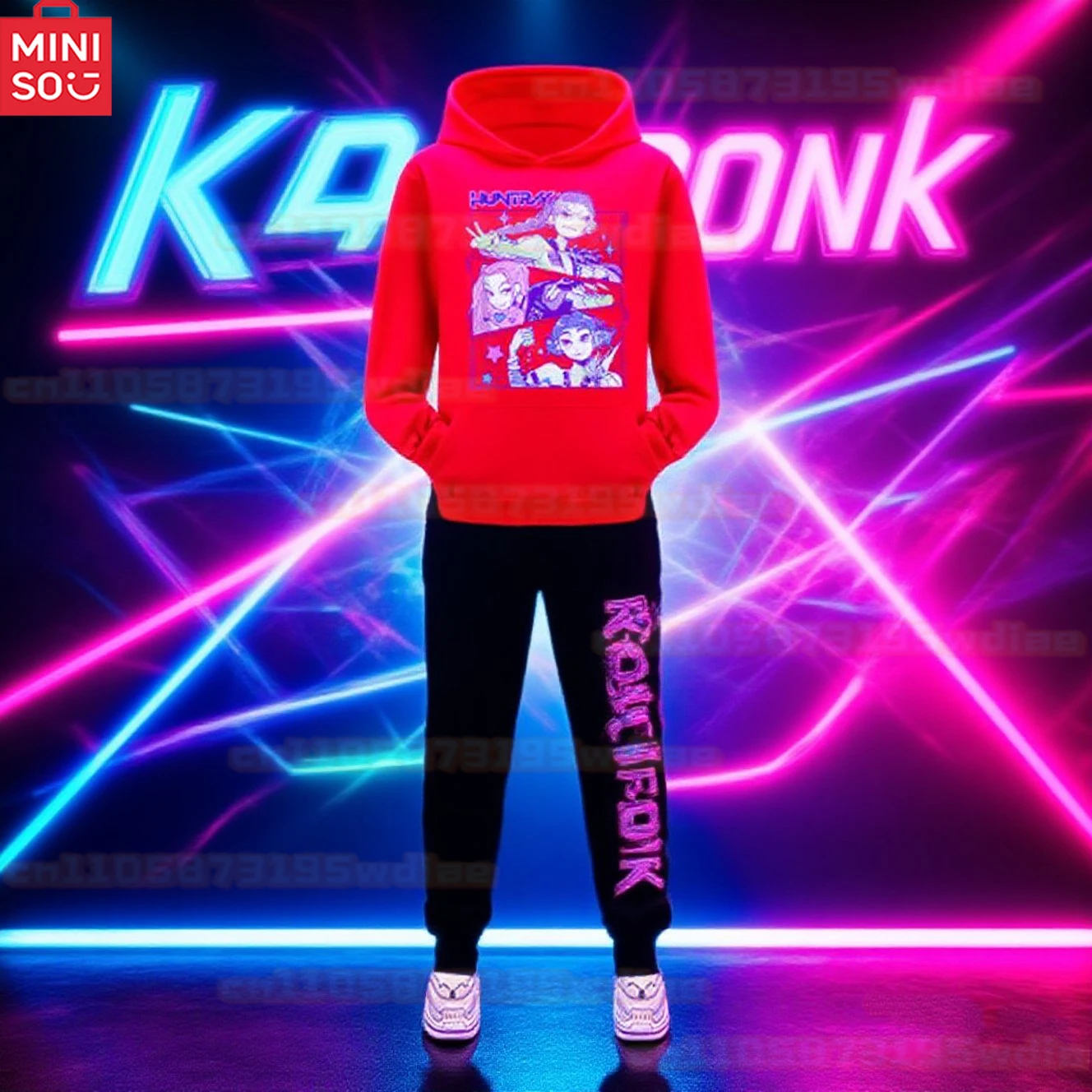 

Kids Boys KPop Demon Hunters Clothing Summer Hoodies Pants Sportswear 2pcs Short Sleeve T-shirt And Pants Set for Toddler Girls