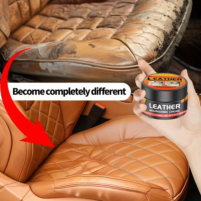 

Крем для чистки кожи, длительный уход за кожей, автокресло, диван, царапины, уход за трещинами, кожаные брюки, сумка, обувь, мебель