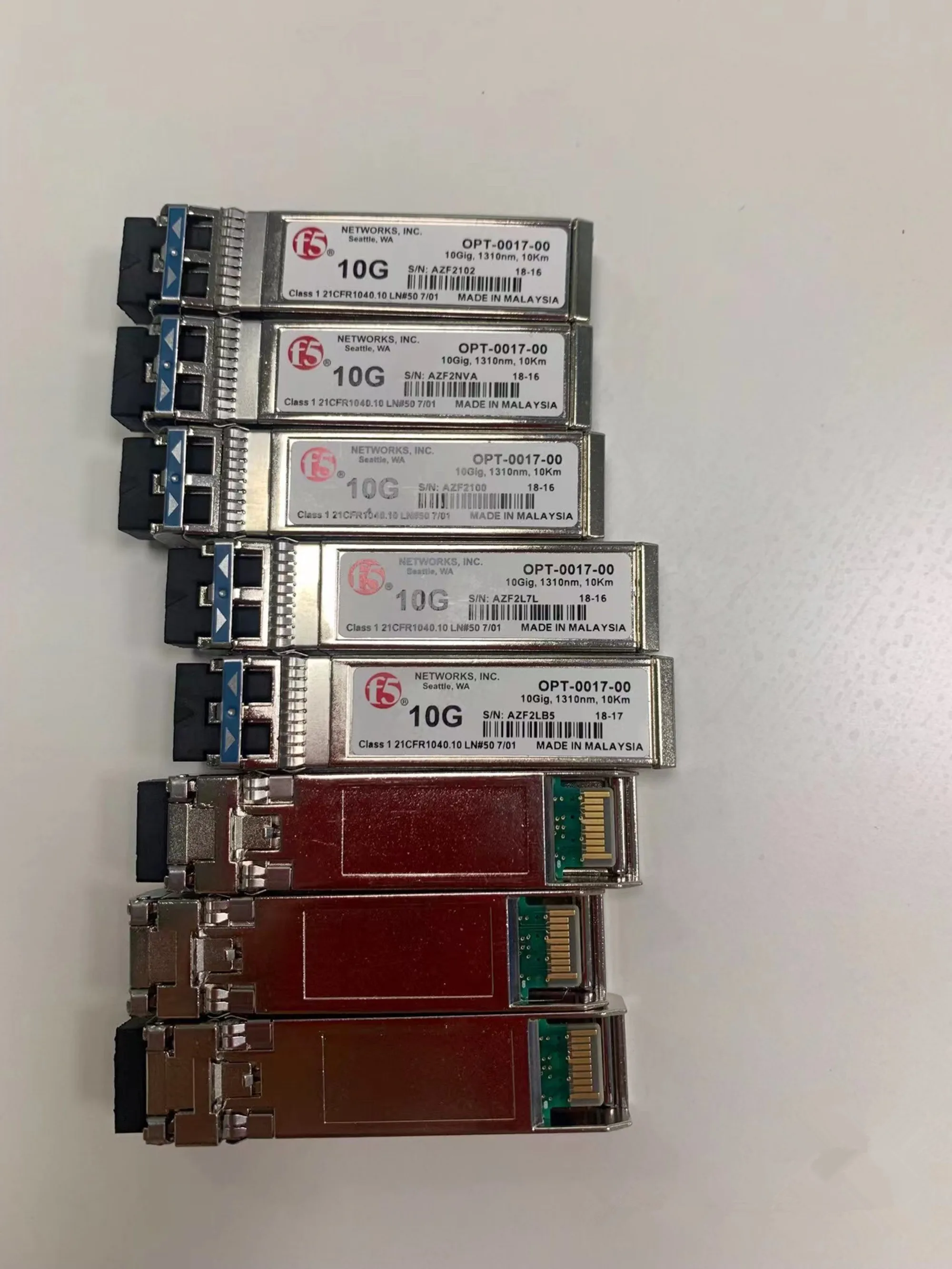 

F5 SFP 10GB Optical Fiber Module OPT-0017-00 10Gig 1310nm 10km/10G 10KM SFP Switch Transceiver Single Mode