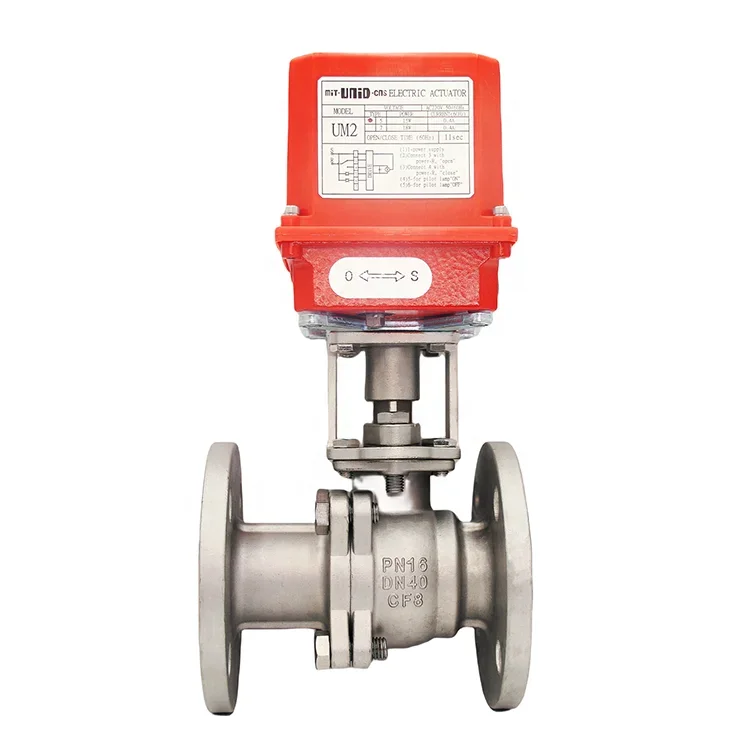 

Electric valve 2' way Motorized ball valve 12v Electrical Modulating Water Control Actuator