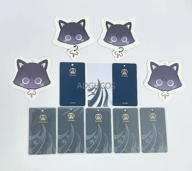 

Официальный товар Genshin Impact: подвеска-карточка «Кот из сказки» для персонажей Вандерера и Скарамаучи, оригинальный, в наличии