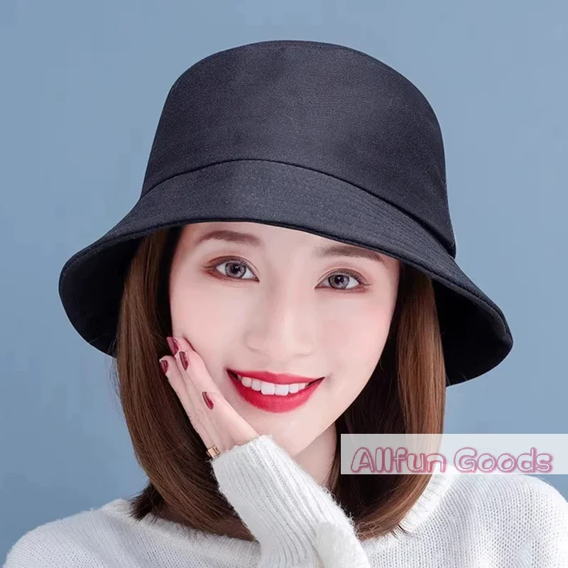 [TG835]Bucket Hat Synthetic With Hair Cap Fashion Short Straight Bob Fall Autumn Hat Wigs For Women Clip On Hair Extensions