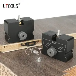 New 2 In 1 Woodworking Invisible Connector Hole Punch Locator for Furniture Fast Connectting Wardrobe Cupboard Installation