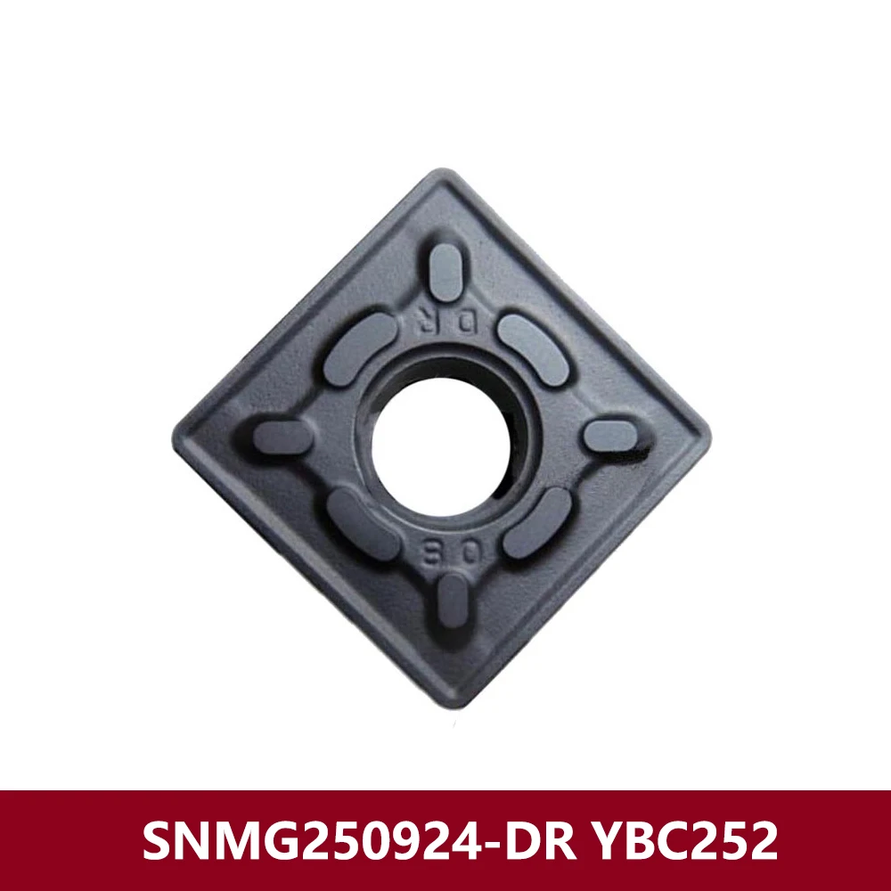 Original SNMG250924-DR YBC252 Carbide Inserts SNMG 250924 DR SNMG2509 SNMG250924 CNC Lathe Cutter Tool Machine SNMG25 SNMG866-DR